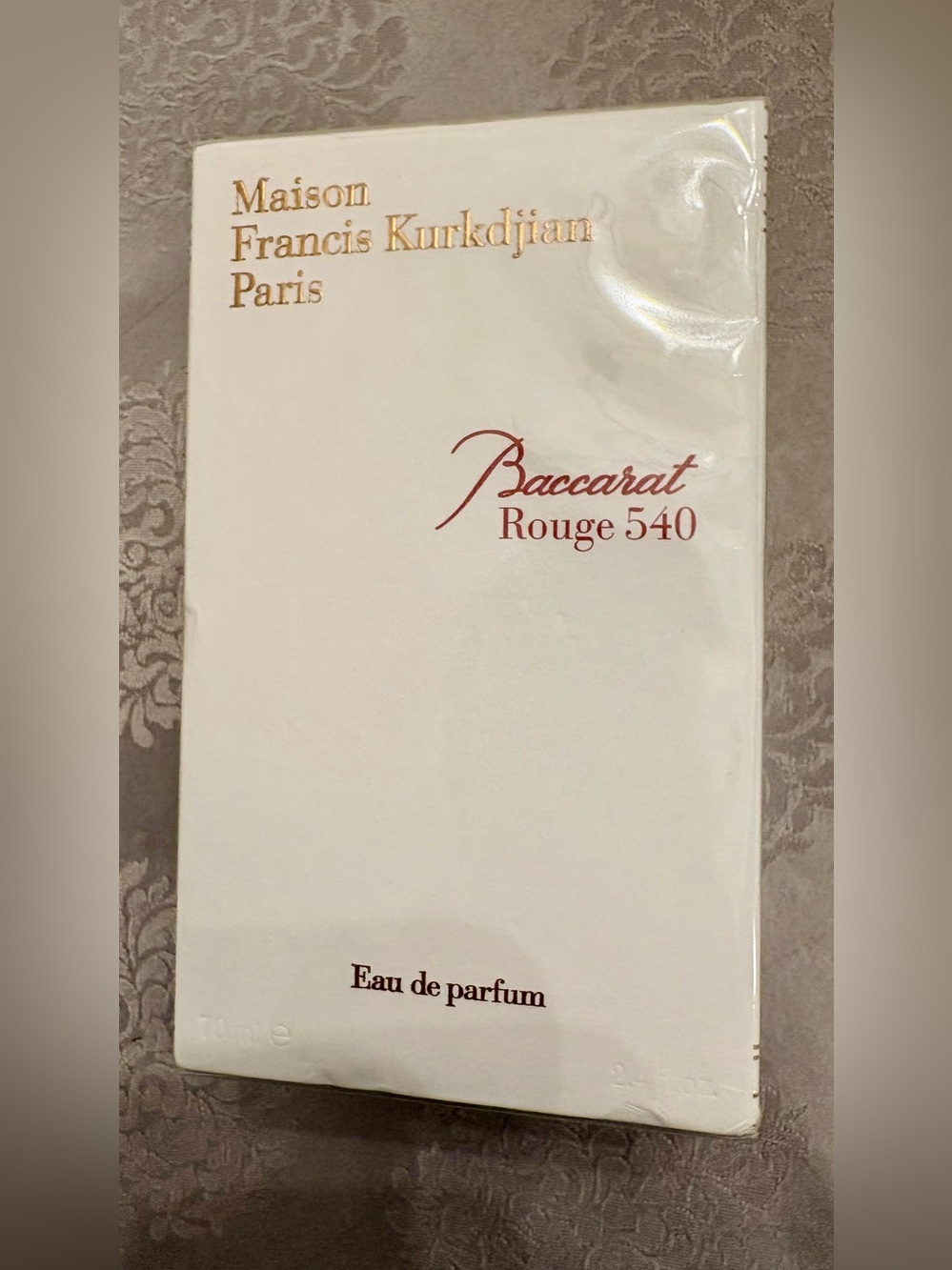 Brand New Maison Francis Kurkdjian Paris Baccarat Rouge 540 EdP 70ml white box